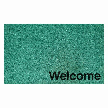 Calloway Mills Entrance Mat, Coir, Sea Green 105792436NP